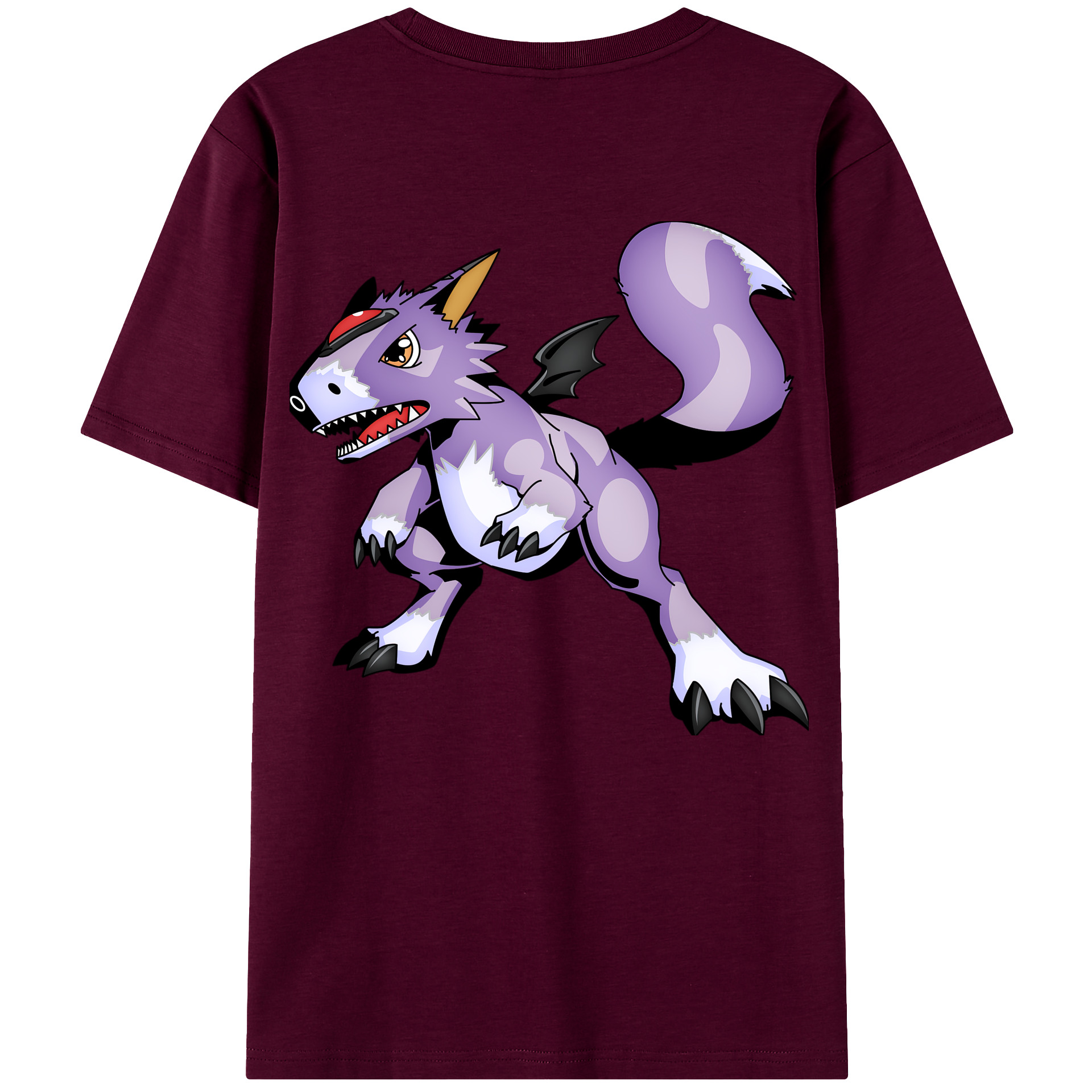 （画像用） Digimon デジタルモンスター/デジモン レディース半袖Tシャツ(バックプリント)